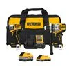 DCK2101QQ1WW1 Cordless Combo Kit, Battery Included, 4, 8 Ah, 20 V, Lithium-Ion