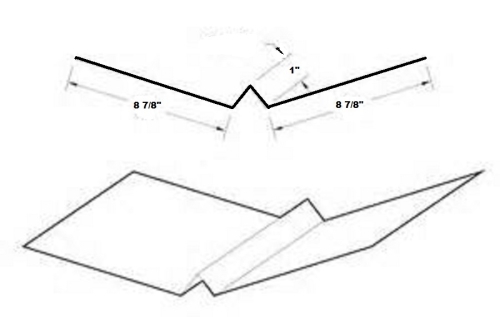 29 Gauge Valley Trim Arctic White