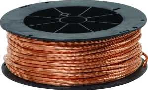 Southwire 4STRDX200BARE Bare Electrical Wire, Stranded, 4 AWG Wire, 200 ft L, Copper Conductor
