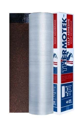 Thermotek 1105989 Roofing Membrane Cap Sheet, 1 sq-ft Coverage Area, Polyester, Dark Brown