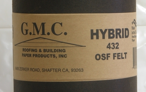 Hybrid 432 Fiberglass Reinforced Felt