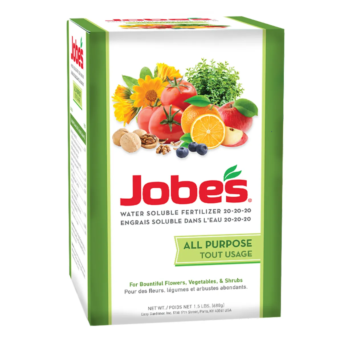 08151 All-Purpose Water Soluble Fertilizer, 1.5 lb, 20-20-20 N-P-K Ratio