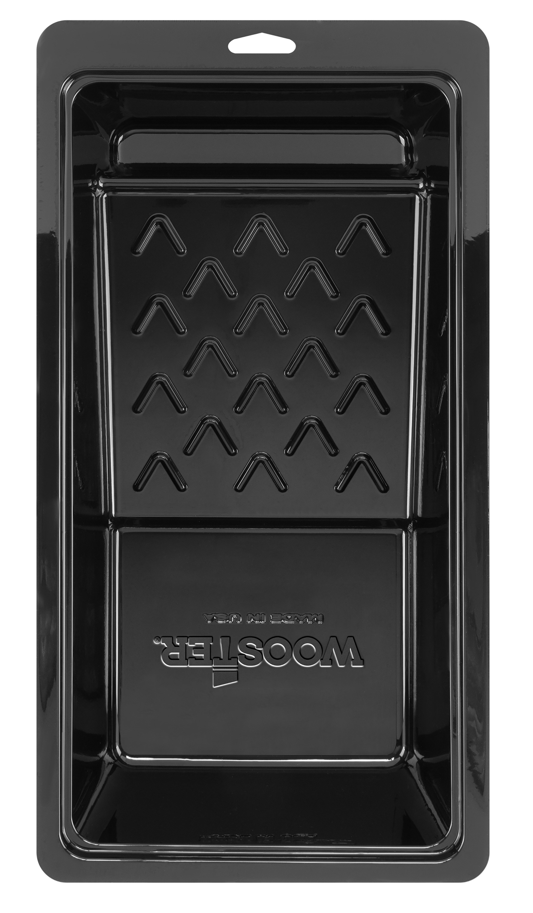 BR403-6 1/2 Roller Tray, 6-1/2 in L, 1 qt, Pet, Black