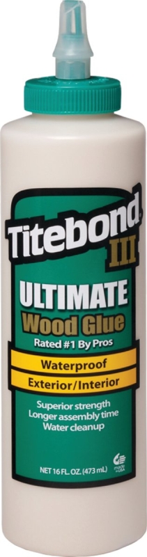 1414 Wood Glue, Brown, 16 oz Bottle