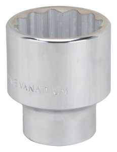 MT-SM6041 Drive Socket, 41 mm Socket, 3/4 in Drive, 12-Point, Chrome Vanadium Steel, Chrome