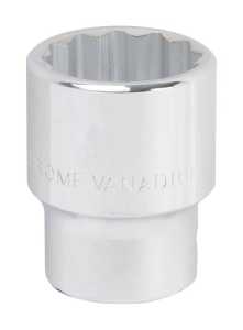 MT-SM6032 Drive Socket, 32 mm Socket, 3/4 in Drive, 12-Point, Chrome Vanadium Steel, Chrome