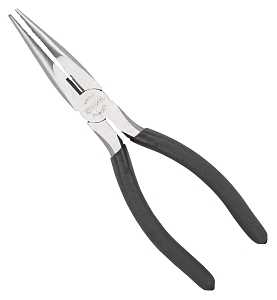 JL-NP009 Plier, 8 in OAL, 1.6 mm Cutting Capacity, 5 cm Jaw Opening, Black Handle, 7/8 in W Jaw, 2-1/2 in L Jaw