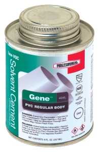 55902 Solvent Cement, 0.5 pt Can, Liquid, Clear