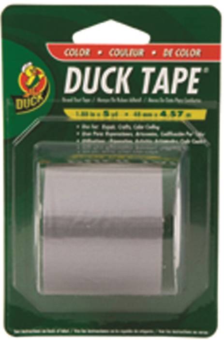 394545 Duct Tape, 5 yd L, 2 in W, Silver