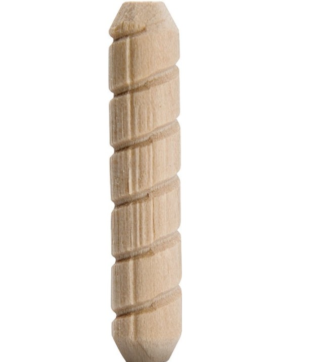 775-CS Dowel Pin, 5/16 in Dia, 1-1/2 in L, Hardwood