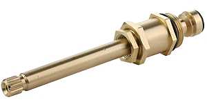15884B Faucet Stem, Right Hand, For: Sayco Two Handle Models 308 and T-308 Bath Faucets, Brass, Brass