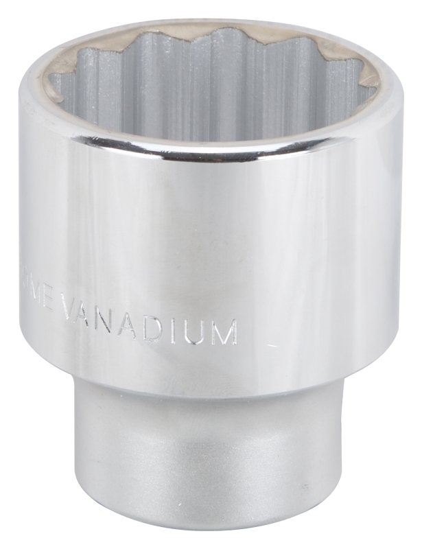 MT-SS6052 Drive Socket, 1-5/8 in Socket, 3/4 in Drive, 12-Point, Chrome Vanadium Steel, Chrome