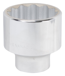 MT-SM6055 Drive Socket, 55 mm Socket, 3/4 in Drive, 12-Point, Chrome Vanadium Steel, Chrome