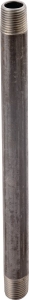 3/8X21/2B Pipe Nipple, 3/8 in, Male, Steel, SCH 40 Schedule, 2-1/2 in L