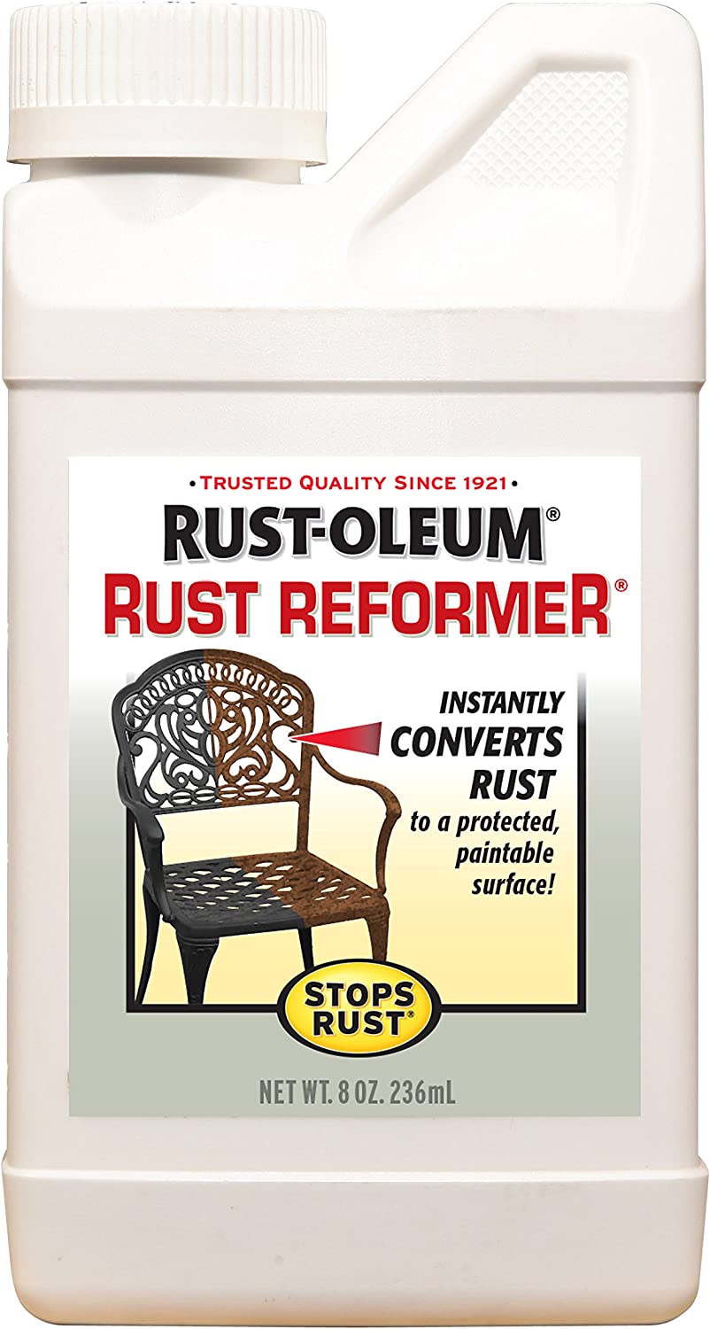 STOPS RUST 7830730 Rust Reformer, Liquid, Solvent-Like, Clear, 8 oz