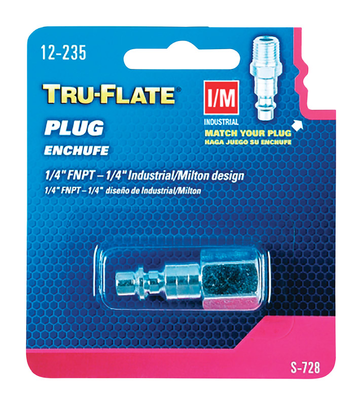 TRFL12235 Plug, I/M-Style, 1/4 in, FNPT, Steel