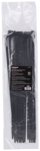CV380W-253L 15 in. Cable Tie, Self-Lock Locking, Nylon, Black, 25 pk