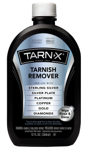 TX-6 Tarnish Remover, 12 oz Bottle, Liquid, Slightly Acidic, Crystal Water White