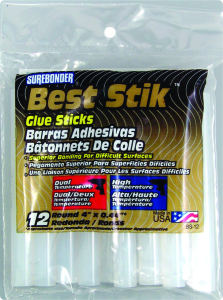 BS-12 Glue Stick, Solid, Odorless, Clear