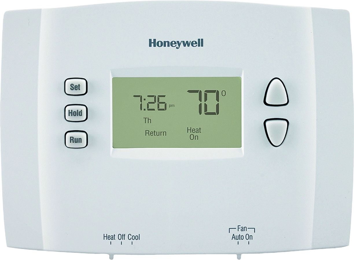 RTH221B1021/A Programmable Thermostat, Digital Display