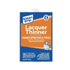 QML170 Lacquer Thinner, Liquid, Free, Clear, Water White, 1 qt, Can