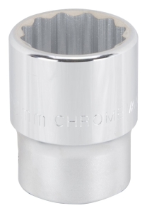 MT-SM6029 Drive Socket, 29 mm Socket, 3/4 in Drive, 12-Point, Chrome Vanadium Steel, Chrome