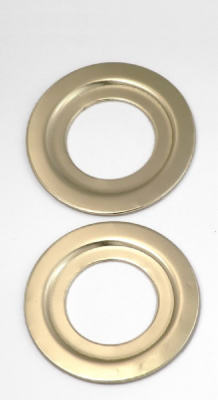 U 9524 Door Cover Plate, Steel, Brass, For: 2-1/8 in Bore Locks