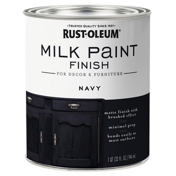 331051 Milk Paint, Matte, Navy, 1 qt, Can