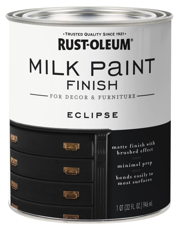 331052 Milk Paint, Matte, Eclipse, 1 qt, Can