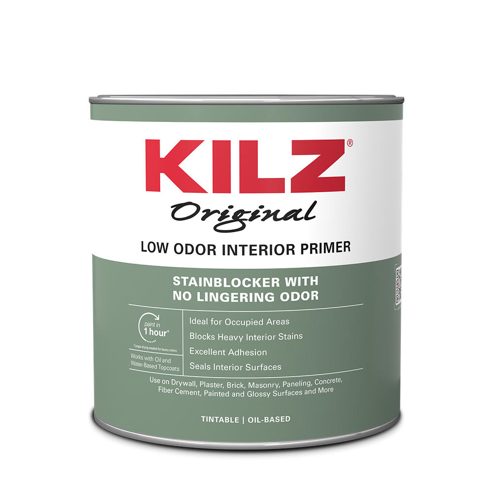 10042 Kilz Odorless Primer, White, 1 qt, Can