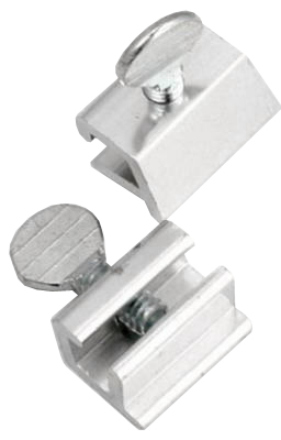 1411 Window Slide Stop, 5.63 x 3.88 x 0.88 in Dimensions, Aluminum/Steel