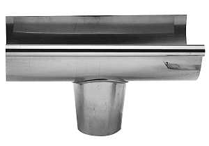 DE2653 Gutter, Half-Round, Steel, Galvanized