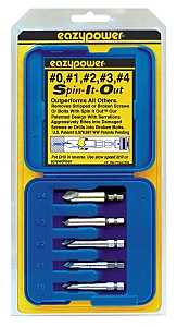 Spin It Out Series 82681 Broken Screw Remover, #0 to 5 Bolt/Screw, HSS