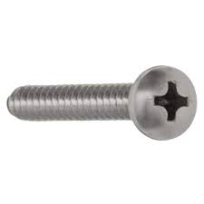 881926 Screw, #10 Thread, 1/2 in L, Pan Head, Phillips Drive, Stainless Steel