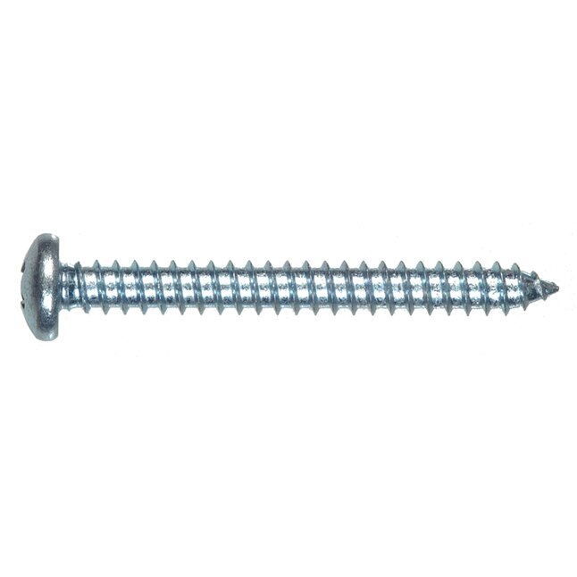 881933 Screw, #12 Thread, 3/4 in L, Pan Head, Phillips Drive, Stainless Steel