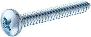 881934 Screw, #12 Thread, 1 in L, Pan Head, Phillips Drive, Stainless Steel