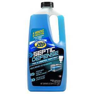 ZLST648 Septic System Treatment, Liquid, Blue/Green, 64 oz