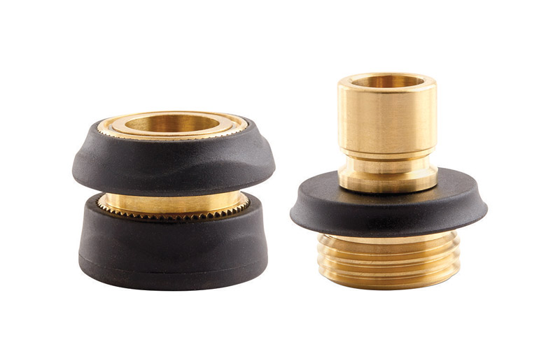 840204-1001 Quick Connector Faucet Set, Male/Female, Brass