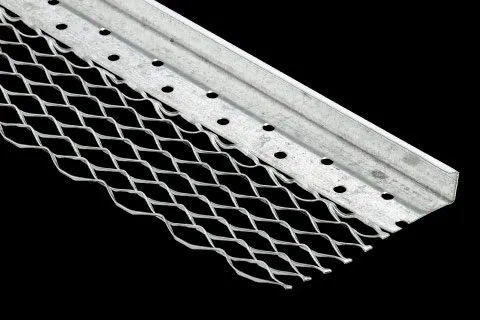 34EFGCBW Weep Screed, 10 ft L, 3in W, Steel