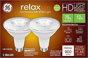 43096 LED Bulb, Flood/Spotlight, PAR30L Lamp, E26 Lamp Base, Dimmable, Clear, Soft White Light