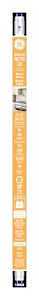 37163 LED Bulb, Linear, T8 Lamp, G13 Lamp Base, Frosted, White Light, 3000 K Color Temp