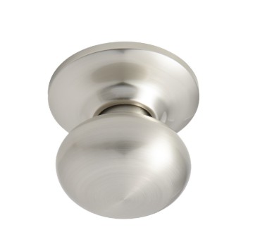 52000 Series 52915SN Handleset, Noe Valley V Design, Satin Nickel, 3 Grade, Metal