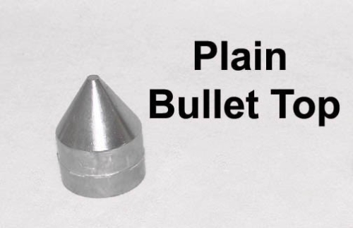 042232 Bullet Top, Plain, Aluminum