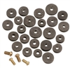 SC2190 Washer Assortment, Brass/Rubber, 20/CD