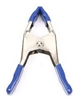 XM-5 Spring Clamp, 2 in Clamping, Steel/Vinyl, Nickel, Red