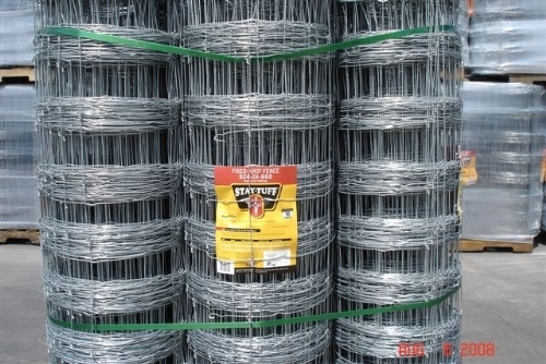 ST-824 Fixed Knot Fence, 24 in, 660 ft L, 49 in H, Galvanized