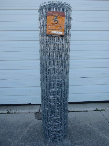 ST-862B Fixed Knot Fence, 200 ft L, 75 in H, Galvanized