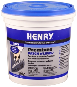 345 Series 12064 Premixed Patch n' Level Floor Patch, Off-White, 1 gal Pail