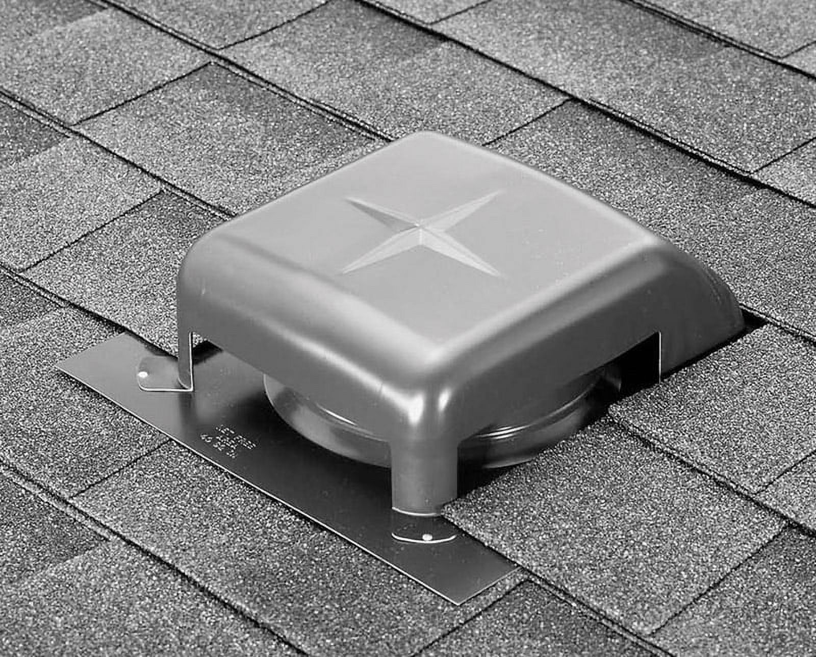 Airhawk RVG40ML Slant Back Roof Vent, 40 sq-in Net Free Ventilating Area, Steel, Mill, Galvanized