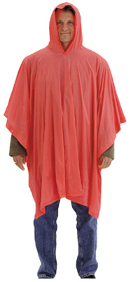 70110 Poncho, Vinyl, Yellow, Roomy Attached, Button